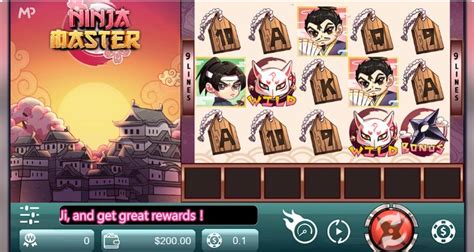 ninja master echtgeld|Ninja Master Slot Review (2024) .